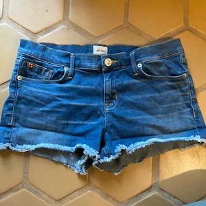 Hudson denim shorts.